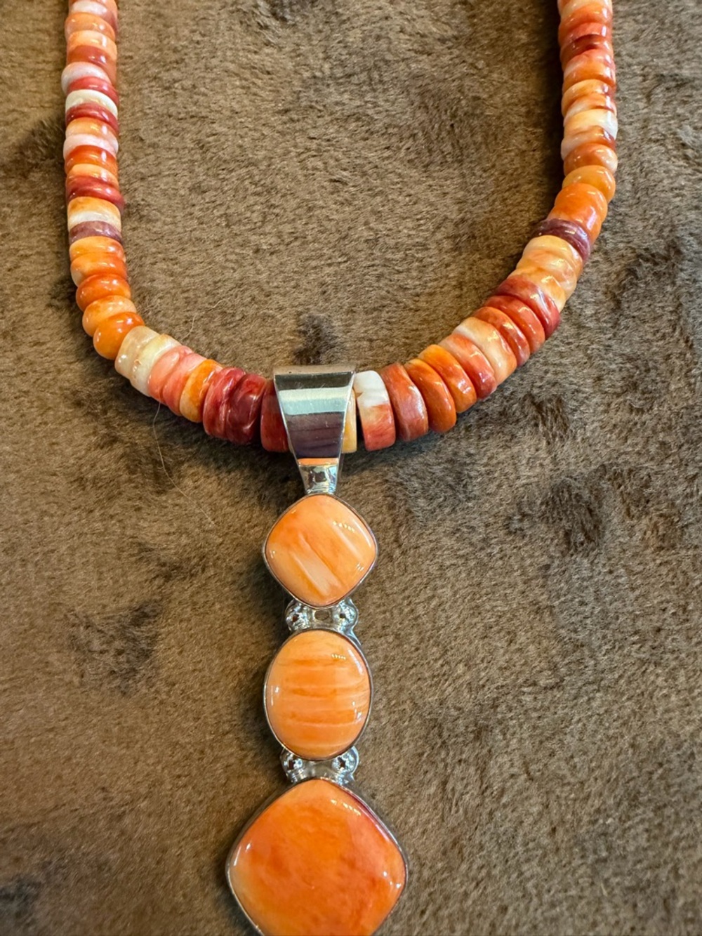 Jay King Carnelian Agate Pendant & Bead Necklace (223) - Picture 4 of 8